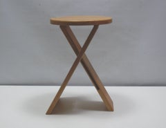 Vintage folding stool, Design Adrian Reed, minimalistic, 1970s