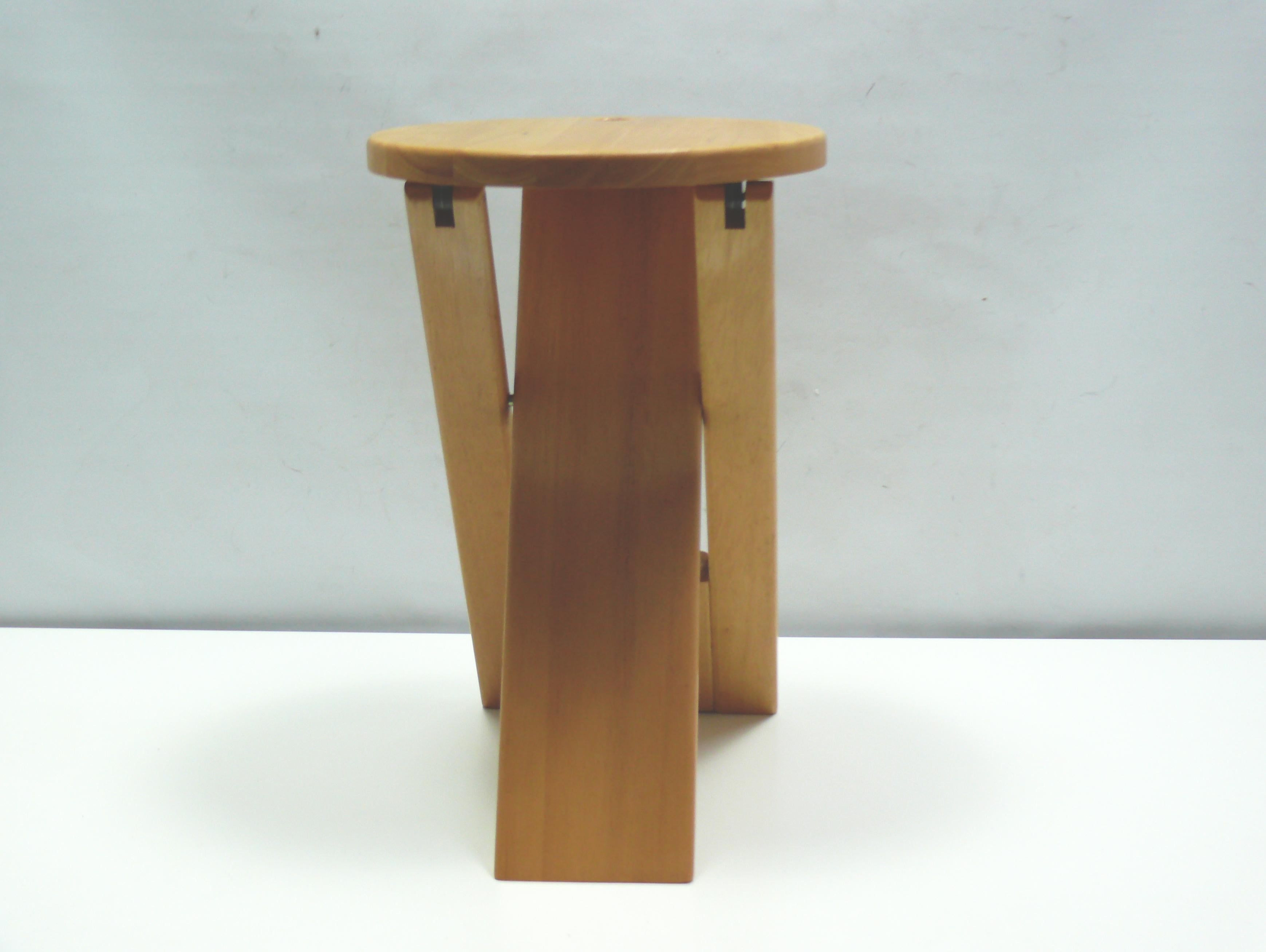 Folding stool, Adrian Reed, 1970s (Minimalistisch) im Angebot
