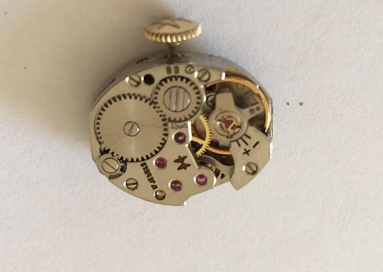 vintage hamilton gold watch