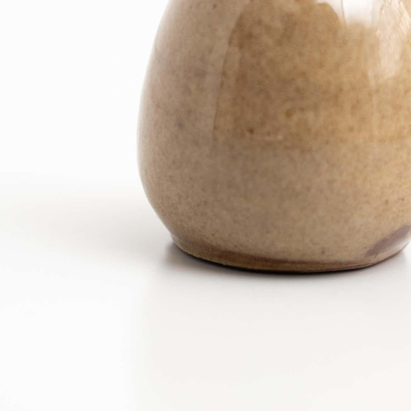Small Vintage Hand-Painted Ceramic Vase – Spain, Circa 1950 For Sale 1