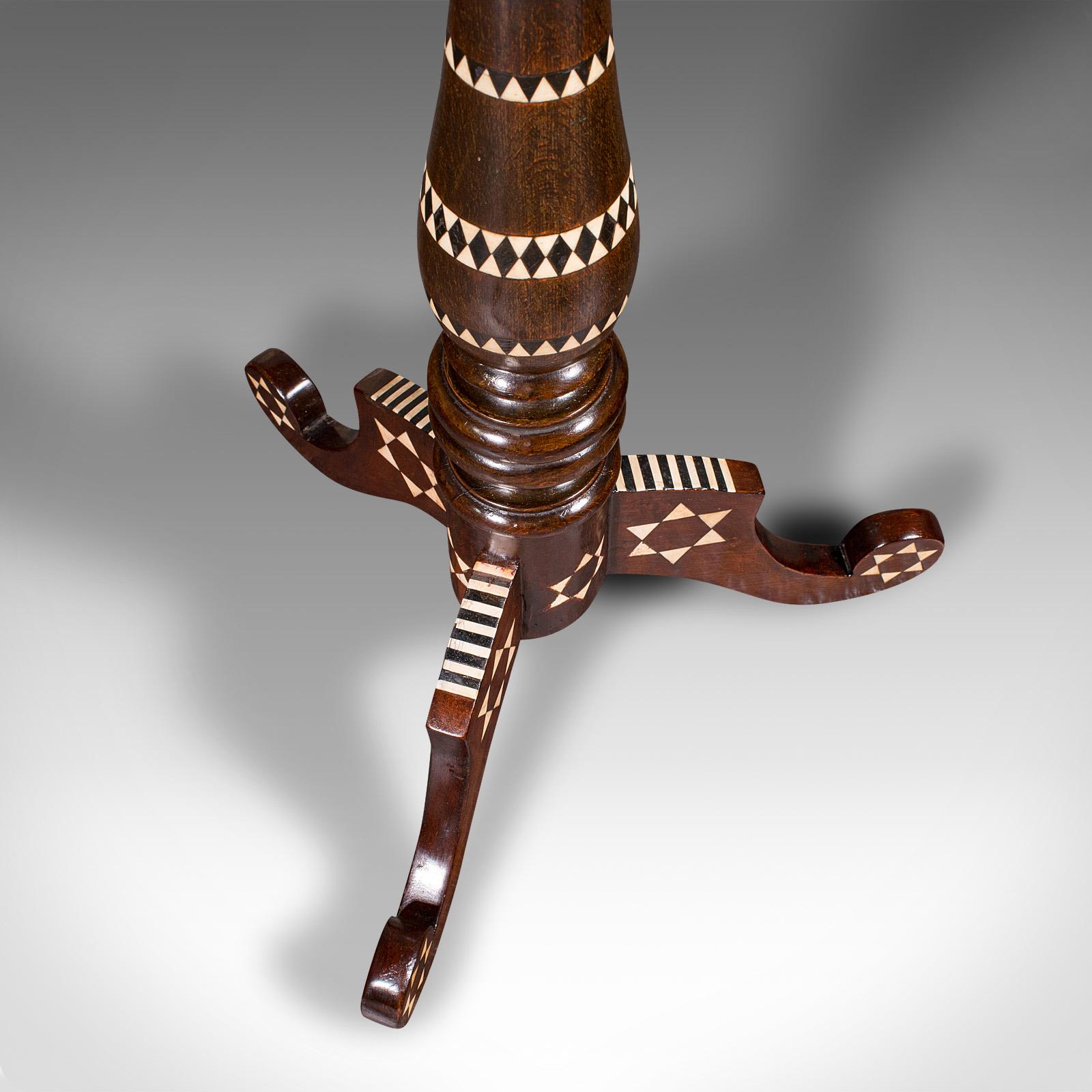 Small Vintage Hookah Table, Middle Eastern, Side, Moorish Taste, Mid Century 2