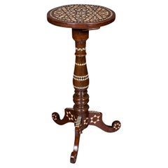 Small Vintage Hookah Table, Middle Eastern, Side, Moorish Taste, Mid Century