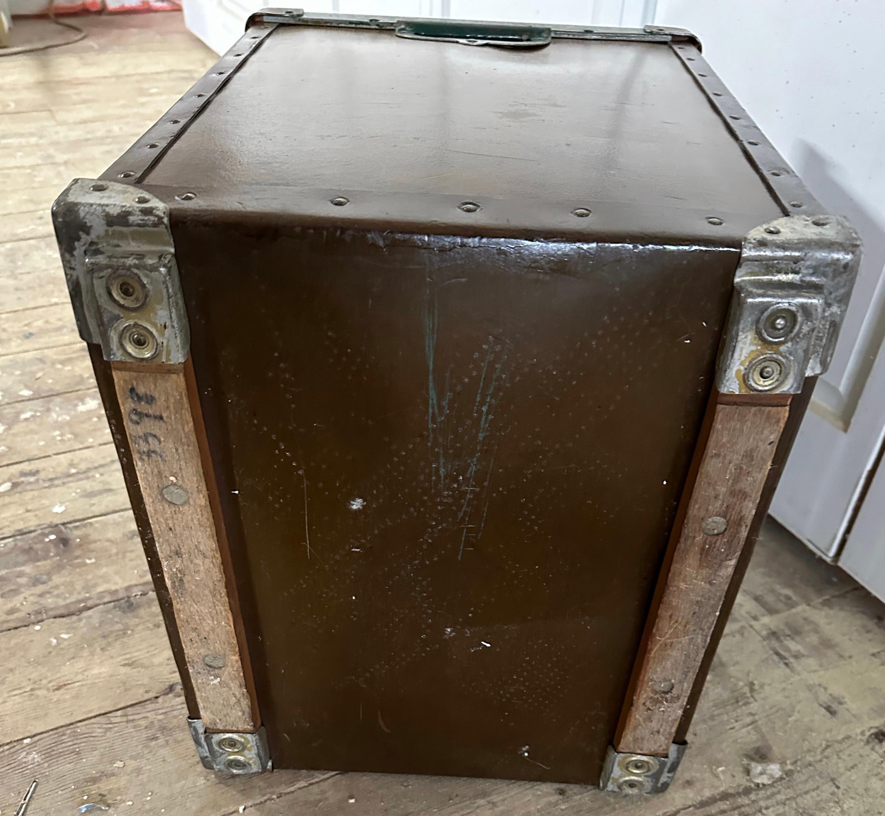 20th Century Small Vintage Mail Bin For Sale
