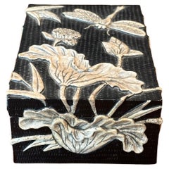 Small Vintage Marble Dragonfly Box