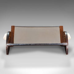 Small Vintage Mirrored Book Trough, English, Novel Rest, Art Deco, Circa 1940