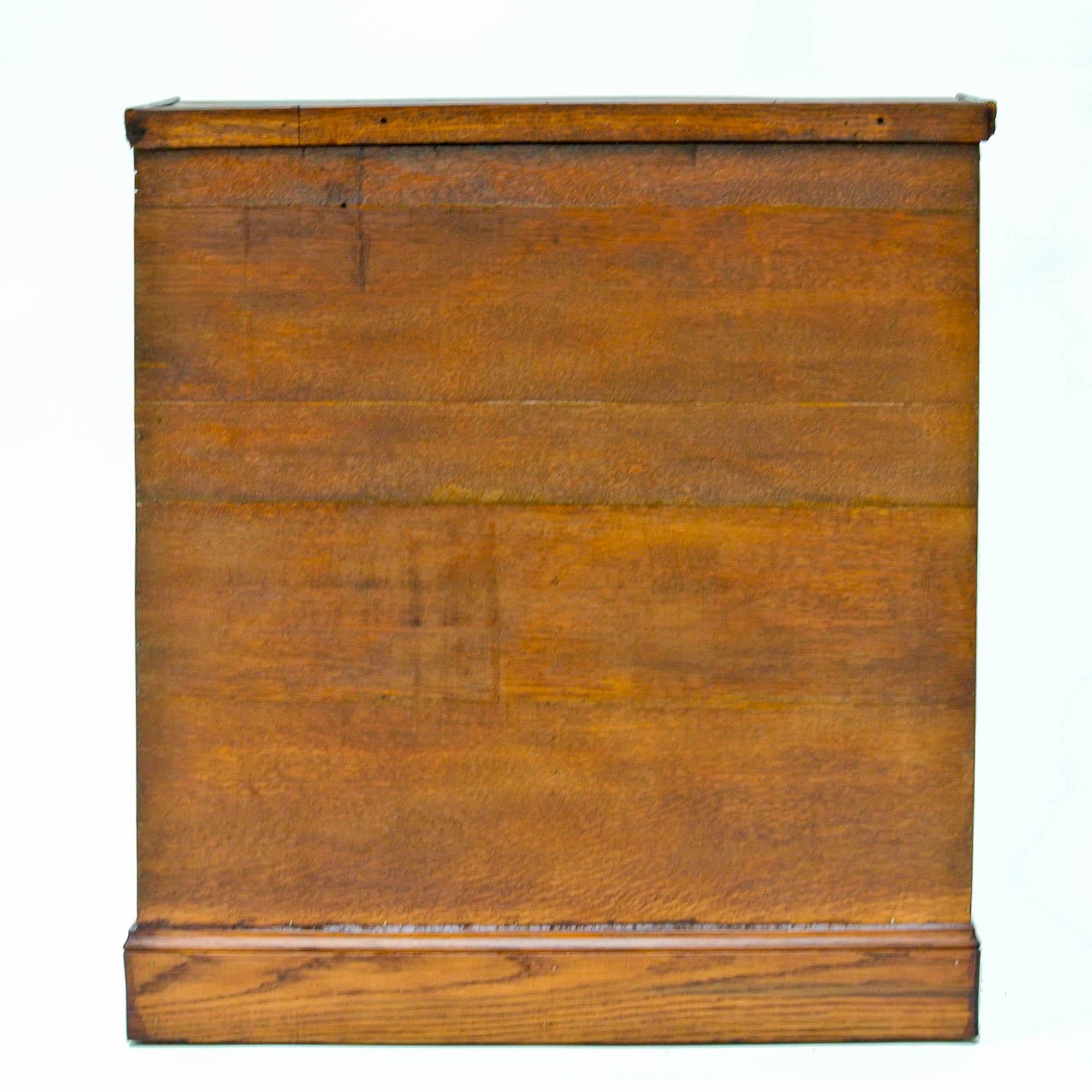 Small Vintage Notary Cabinet with Flaps, France, circa 1930s 7