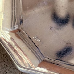 Small Vintage Octagonal Silver-Plated Bowl by Old Hall England, Timeless Design