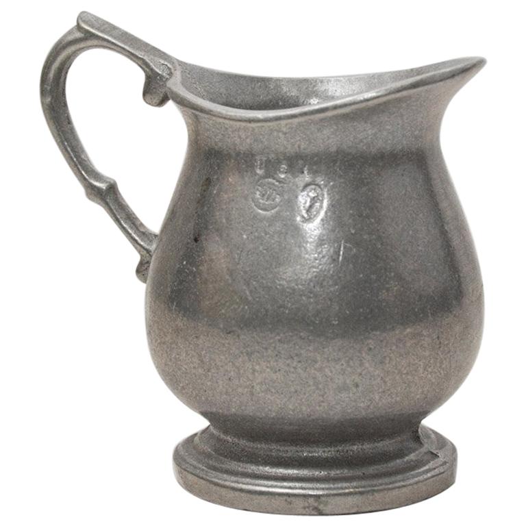Small Vintage Pewter Creamer at 1stDibs small pewter pitcher, vintage
