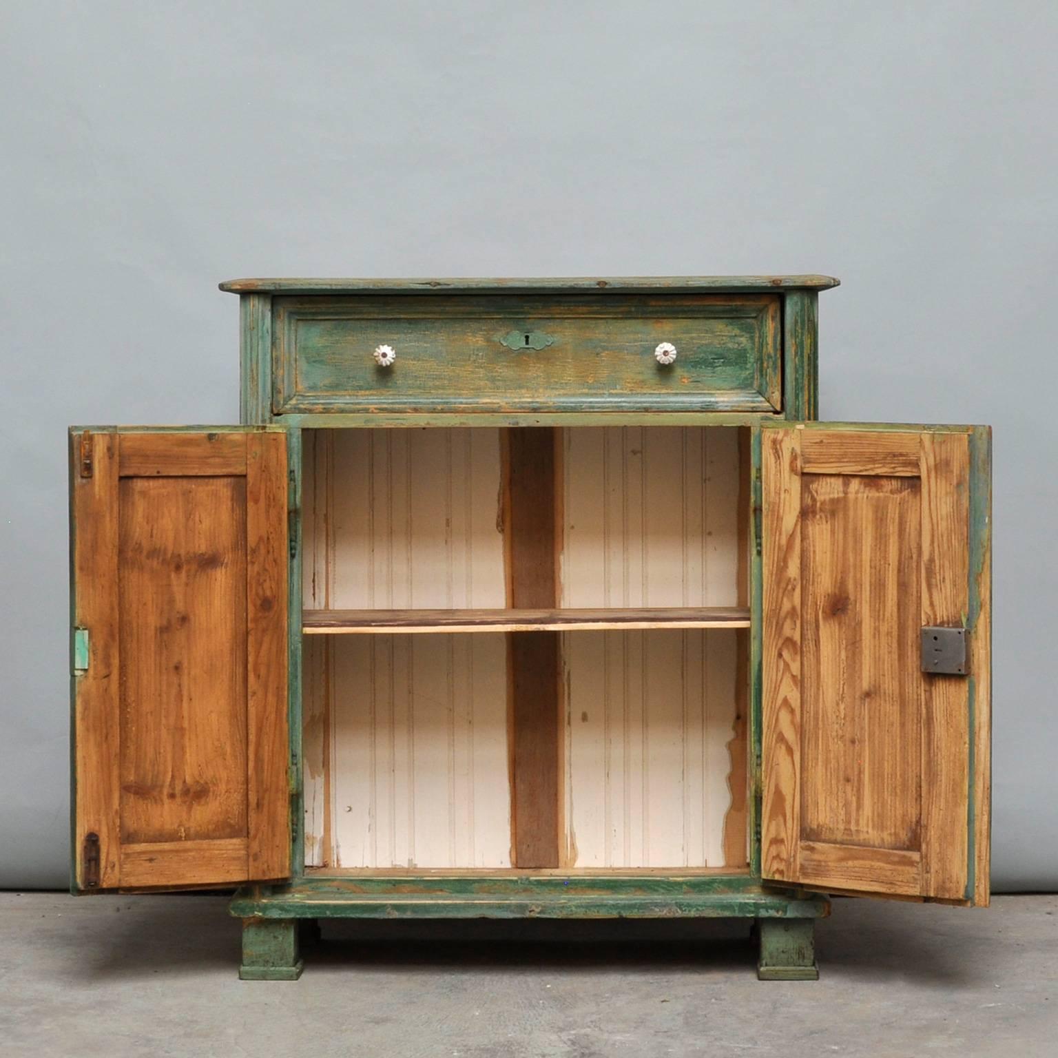 Small Vintage Pine Cabinet, 1930s 5