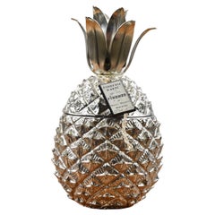 Small Vintage Pineapple Ice Bucket by Mauro Manetti 1960s