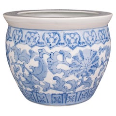 Pflanzgefäß im Vintage-Stil, chinesisch, Keramik, Jardiniere, Art déco, Mid-Century, 1940
