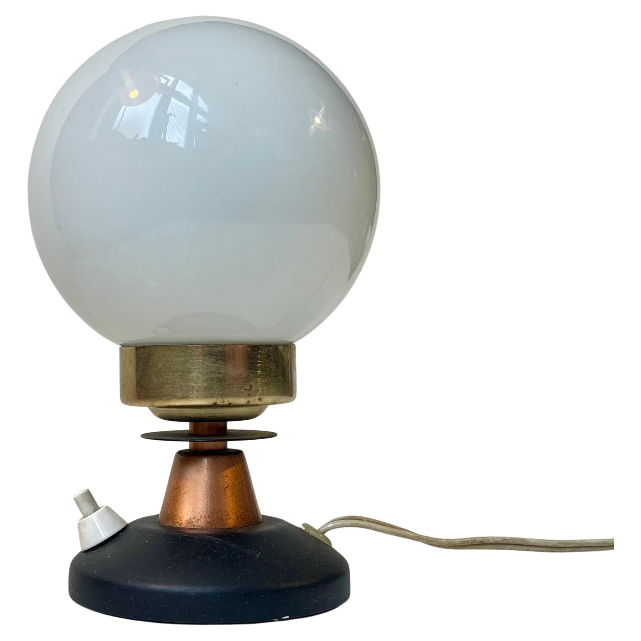 Small Vintage Scandinavian Space Bug Table Light by Voss, 1960s
