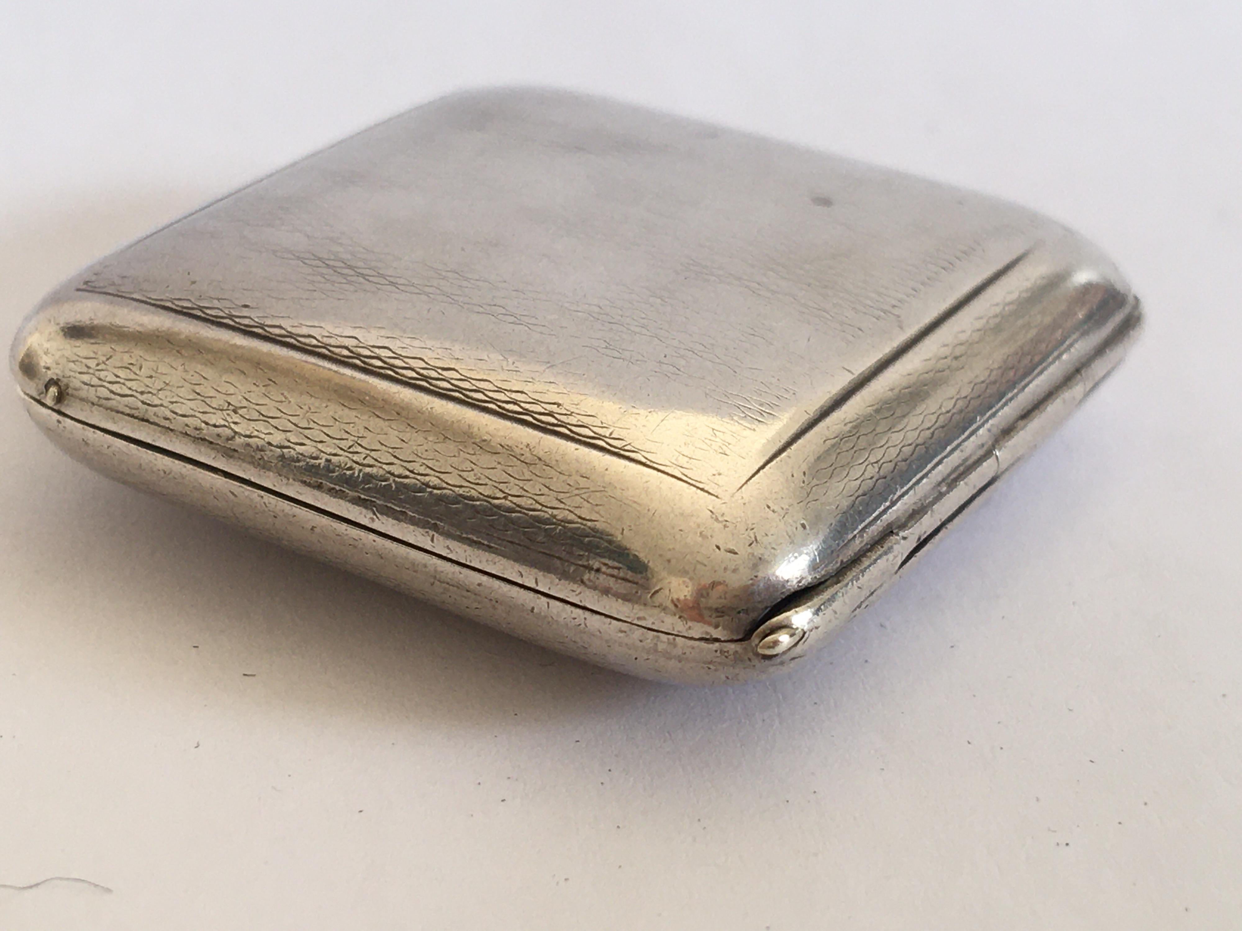 Small Vintage Silver Travel Clock For Sale at 1stDibs antique travel