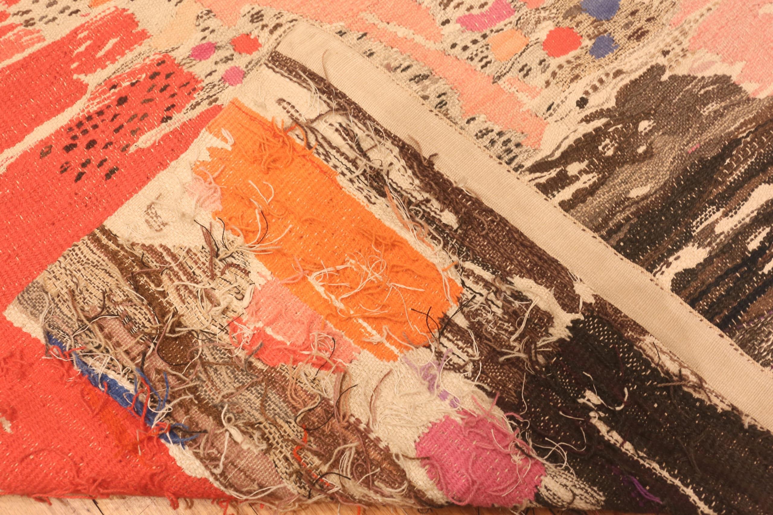 Vintage Swedish Tapestry Signed Margareta Hallek.4 ft x 5 ft For Sale 2