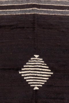 Small Vintage Turkish Mohair Rug