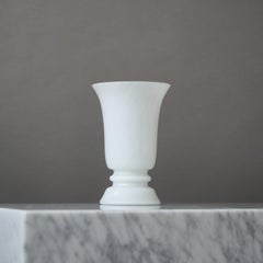 Small Vintage White Murano Swirl 'Torchiere' Glass Table Lamp, Italy, 1970s