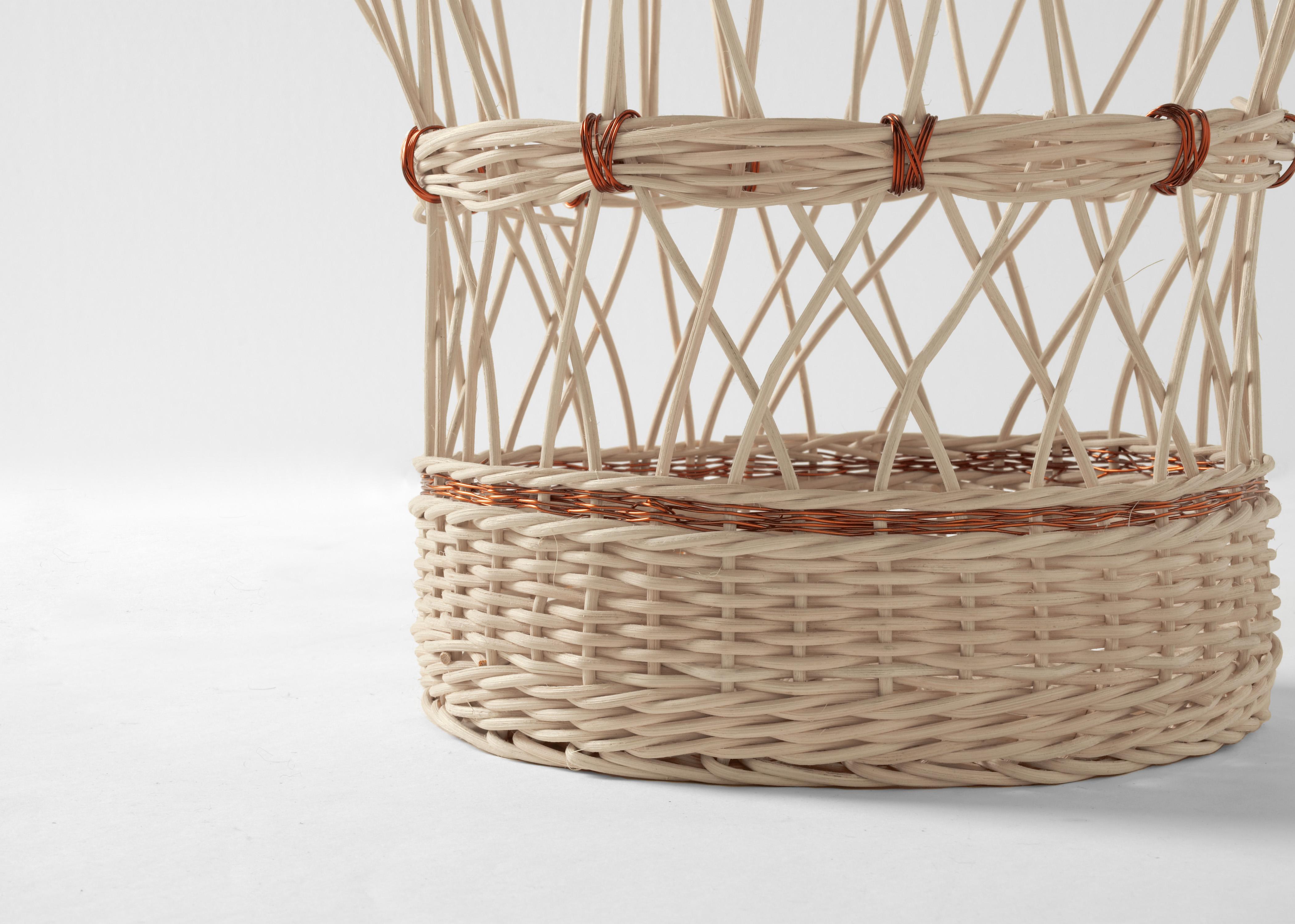 Copper Small Voodoo Basket by Edizione Limitata