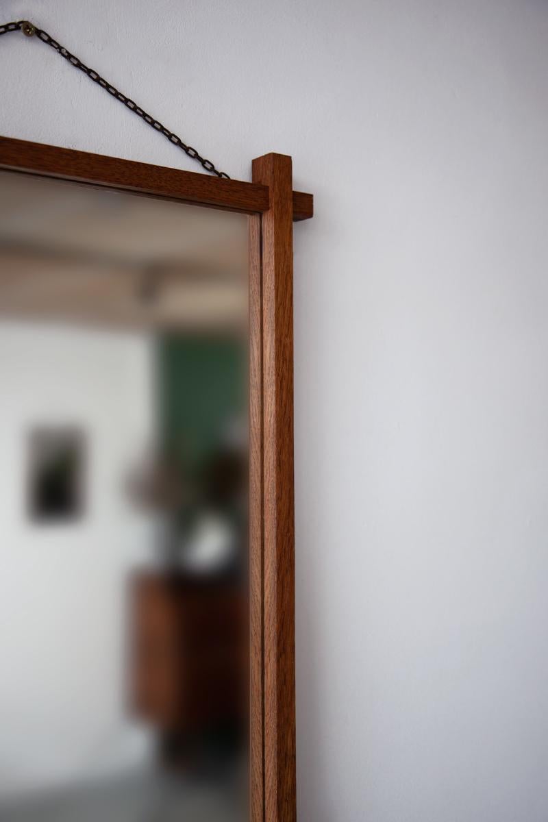 Swedish Small Wall Mirror by Fröseke, Mid Century Danish  For Sale