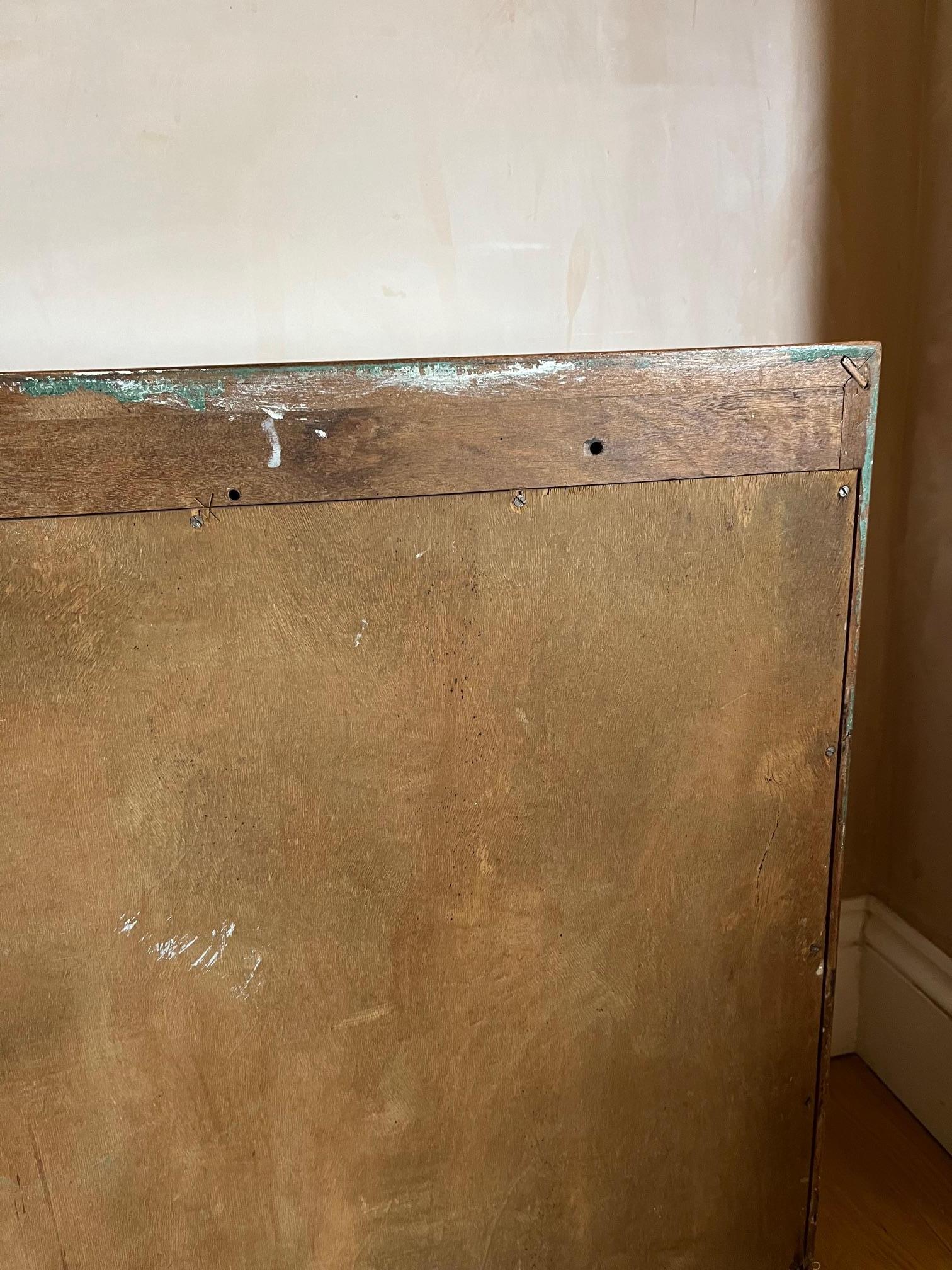 Jean Royere Small walnut and cane cabinet 6