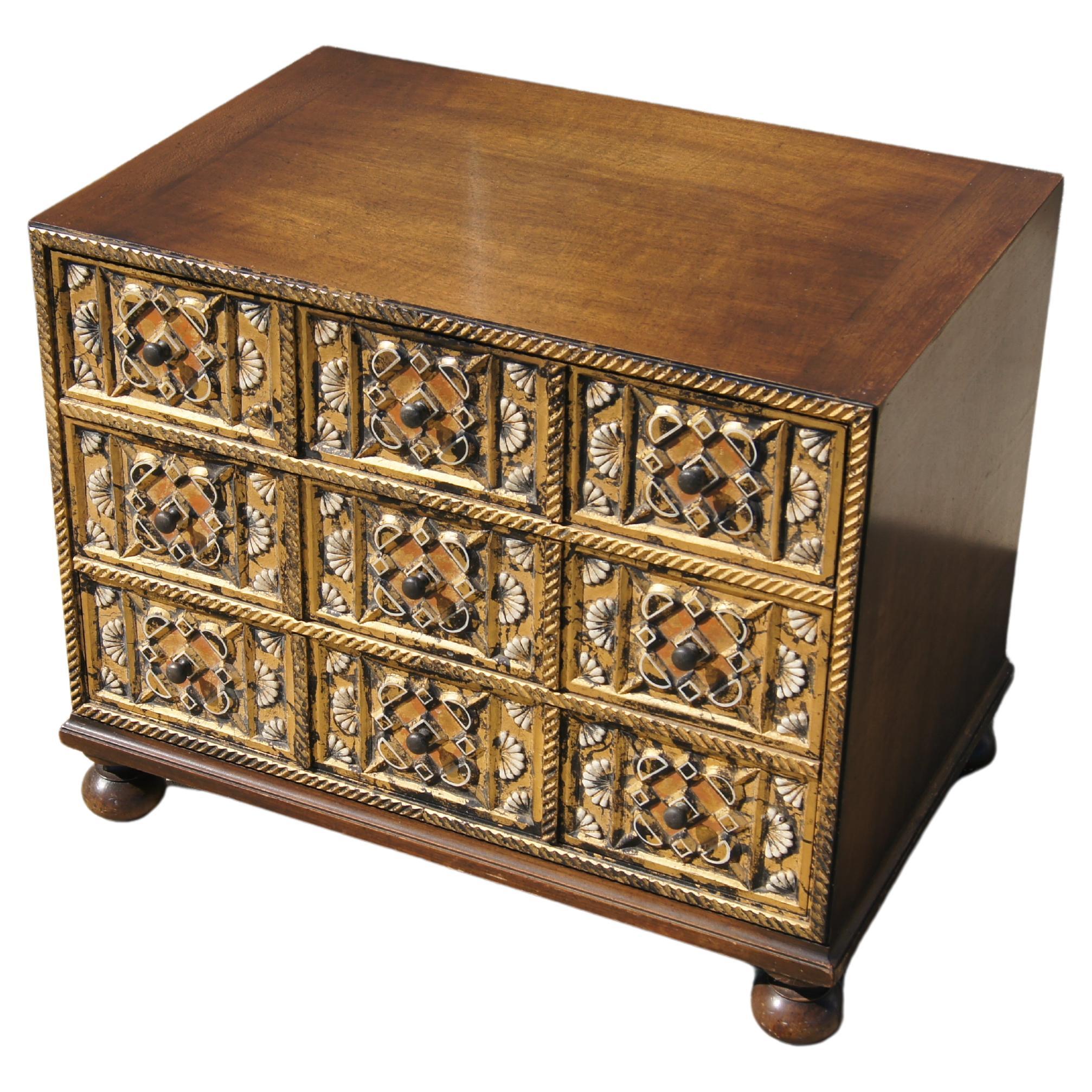 Small Walnut Chest of Drawers by William A. Berkey Furniture for Widdicomb For Sale
