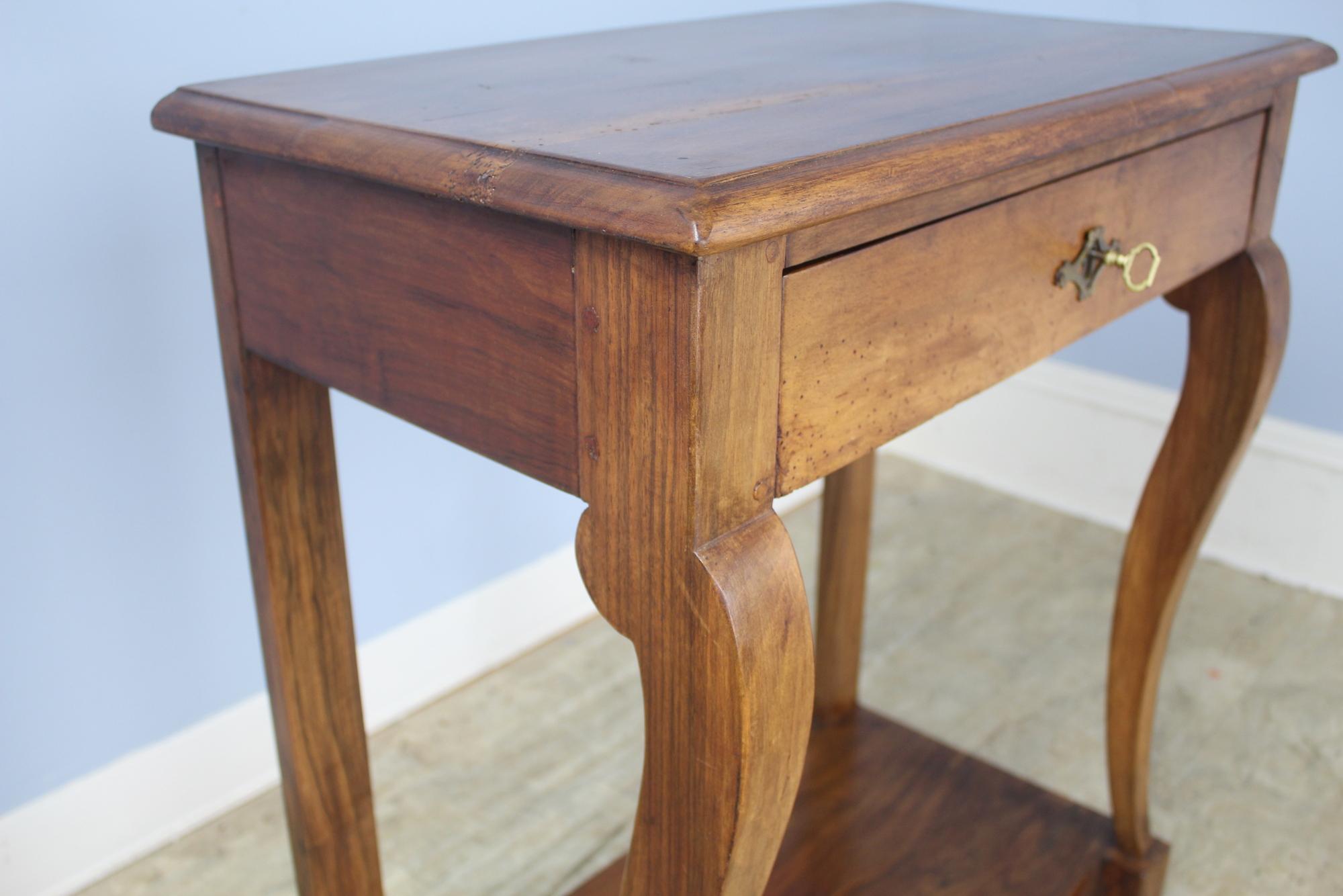 19th Century Small Walnut Louis Philippe Console Table