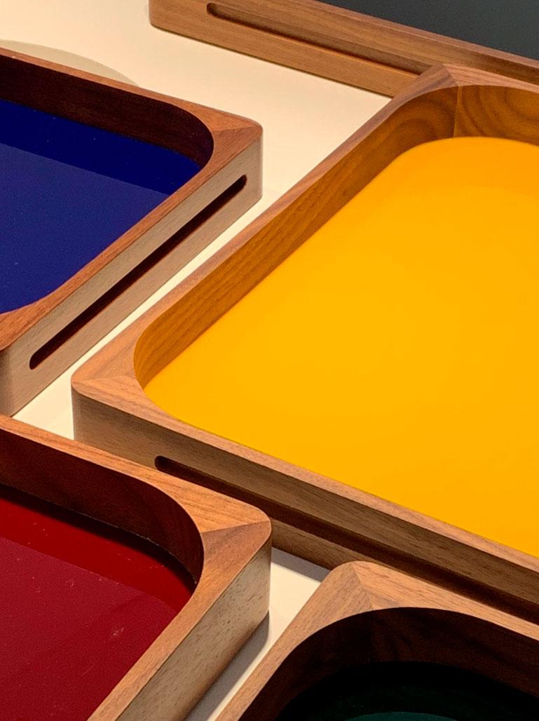 Square Tray by Gisela Simas: Modern Form, Versatile Function For Sale 2