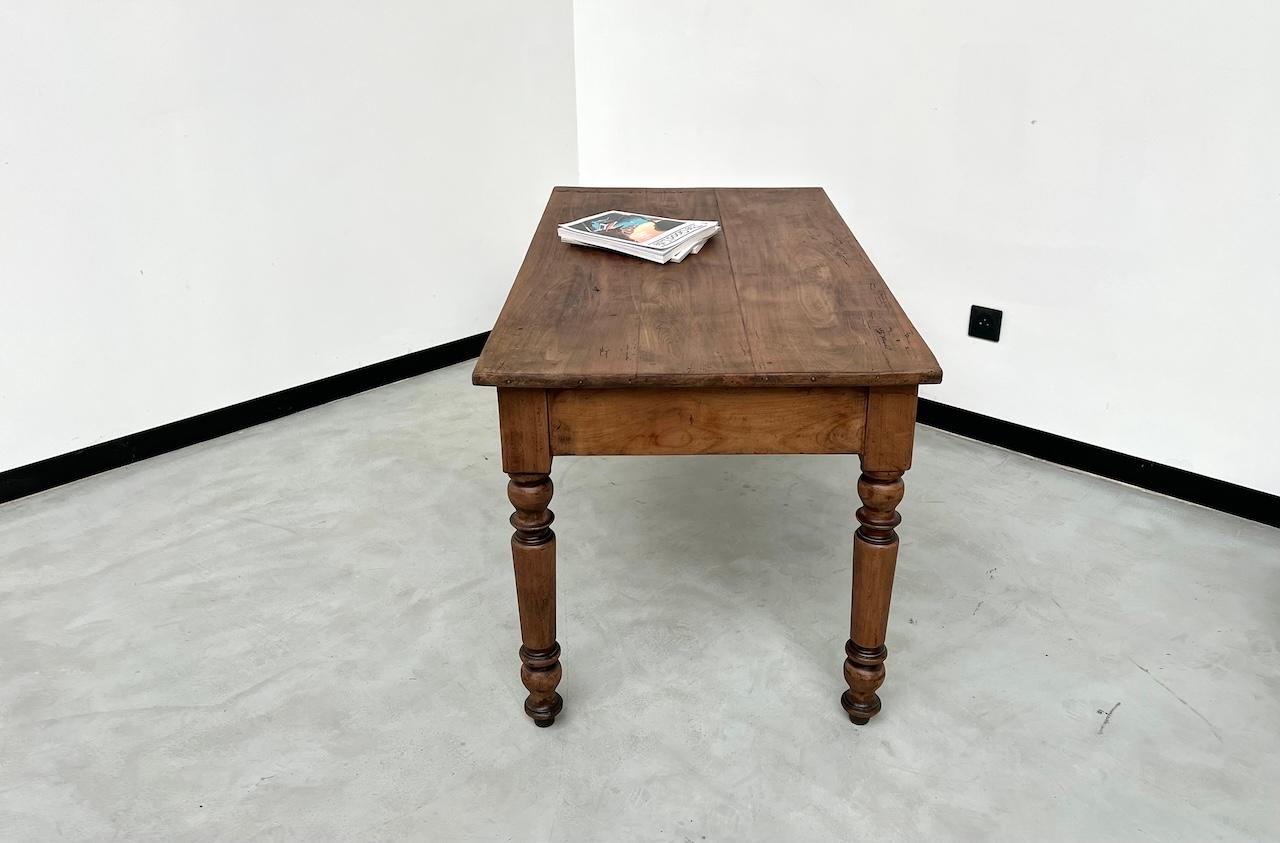 Small walnut table or desk, France, circa 1900 10