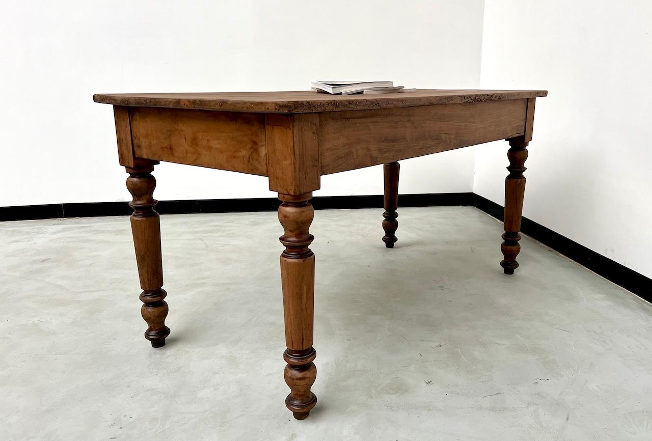 Small walnut table or desk, France, circa 1900 11