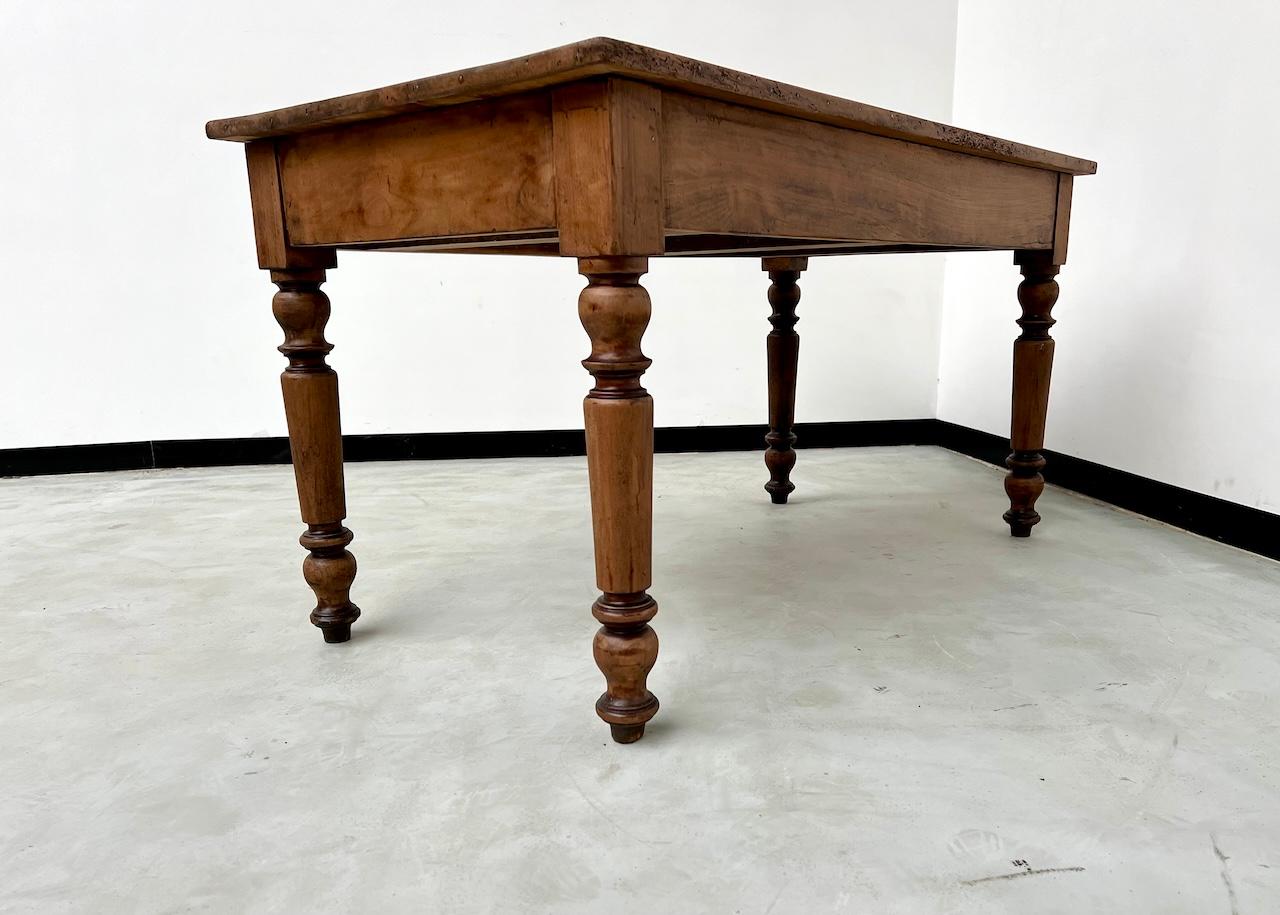 Small walnut table or desk, France, circa 1900 12
