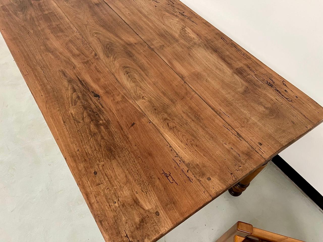 Early 20th Century Small walnut table or desk, France, circa 1900