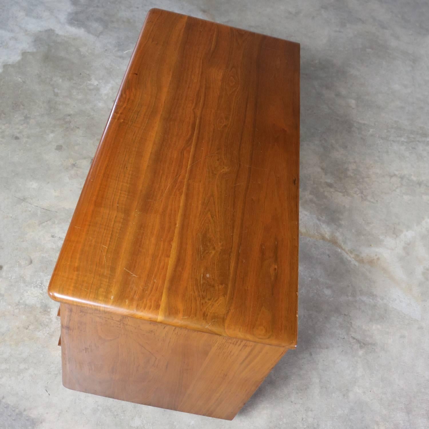 Small Walnut Writing Desk in the Manner of Carl Bissman 6