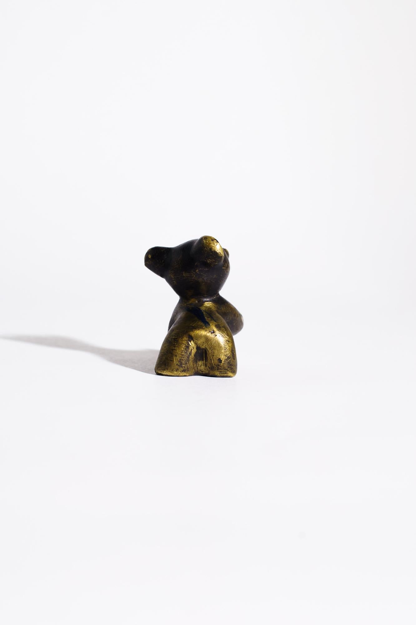 brass bear figurine