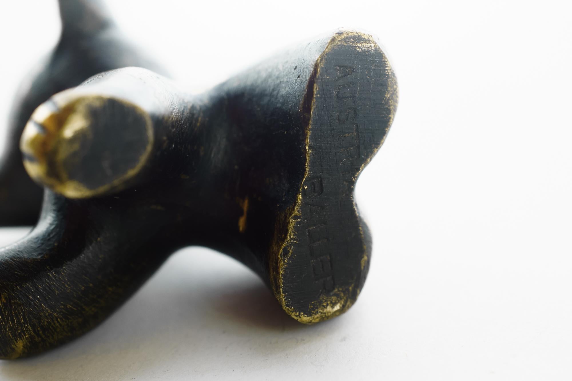Austrian Small Walter Bosse Bear Figurine Around 1950s