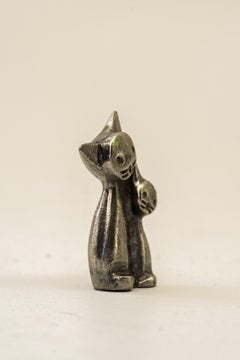 Small Walter Bosse Cat Figurine Around 1950s, 'Marked'