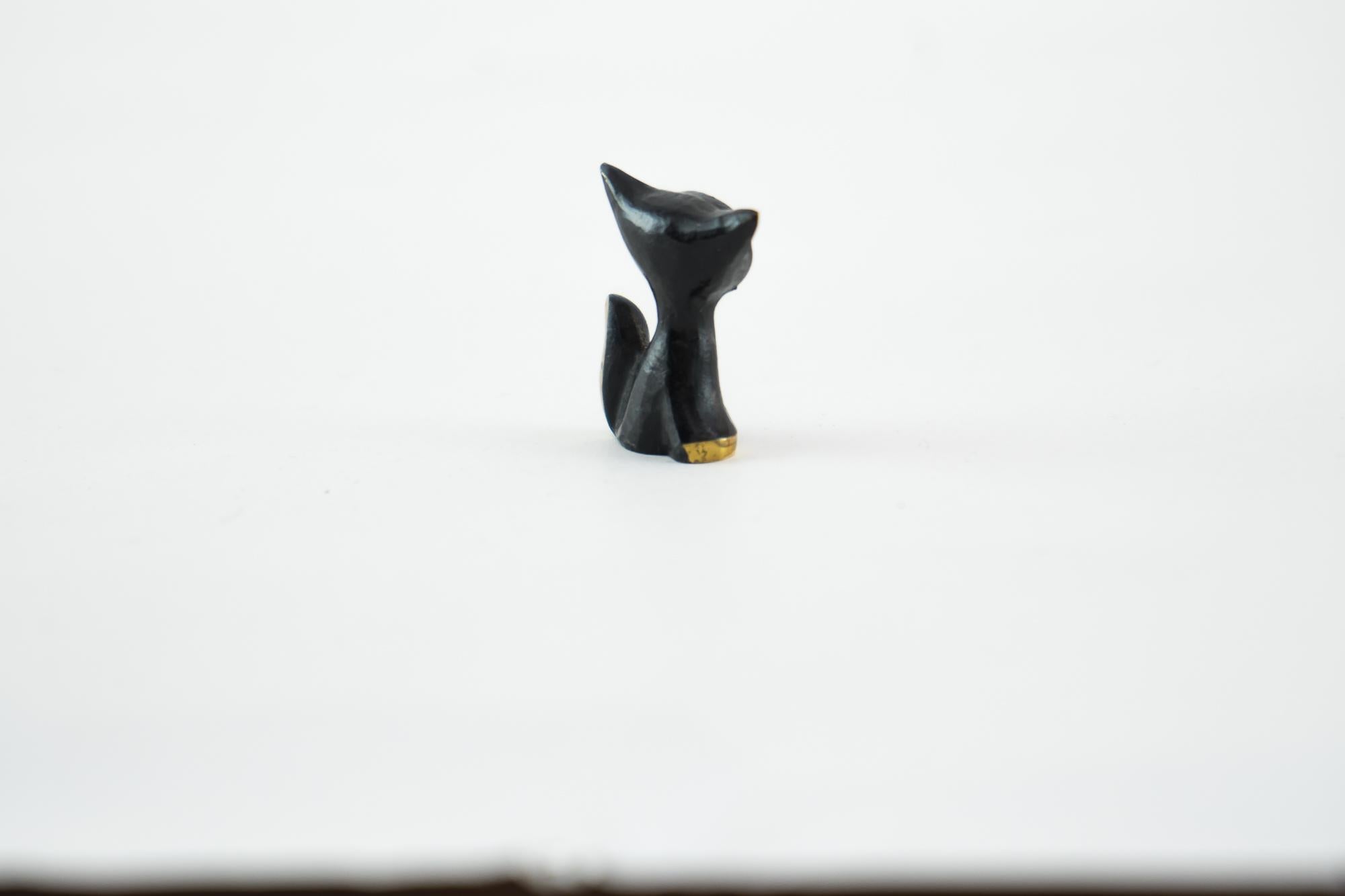 Pequeña figura de gato Walter Bosse, Viena, hacia 1950 Austríaco en venta