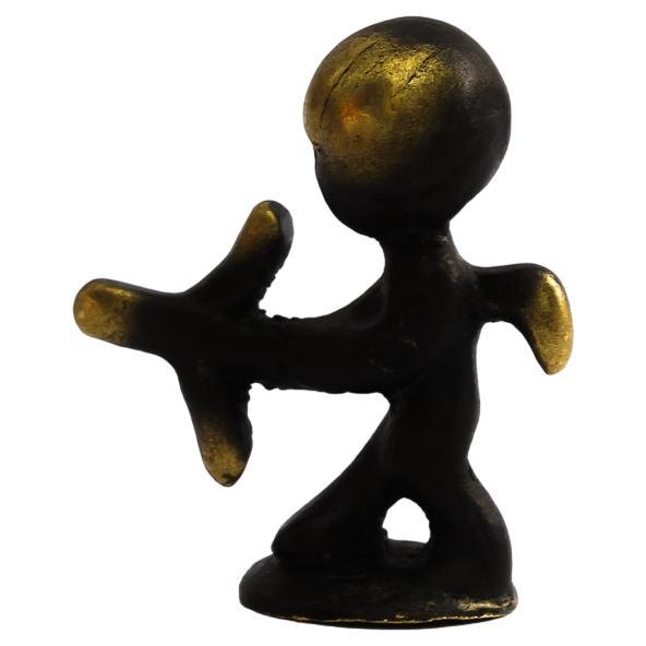 Petite figurine en laiton Walter Bosse Sagittarius Zodiac, Autriche, années 1950