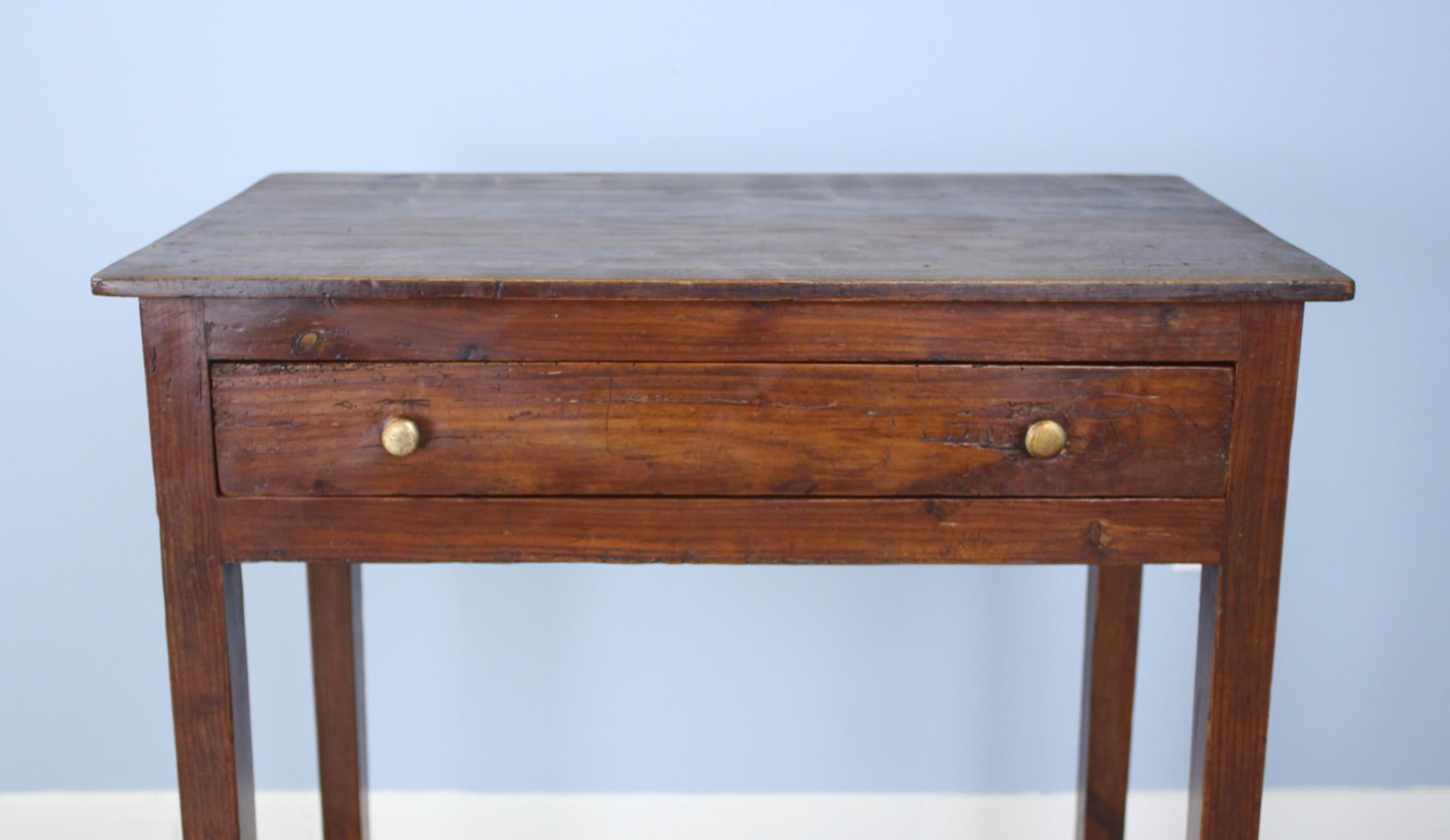 Small Welsh Fruitwood Side Table 1