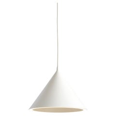 Petite lampe à suspension annuelle blanche par MSDS Studio