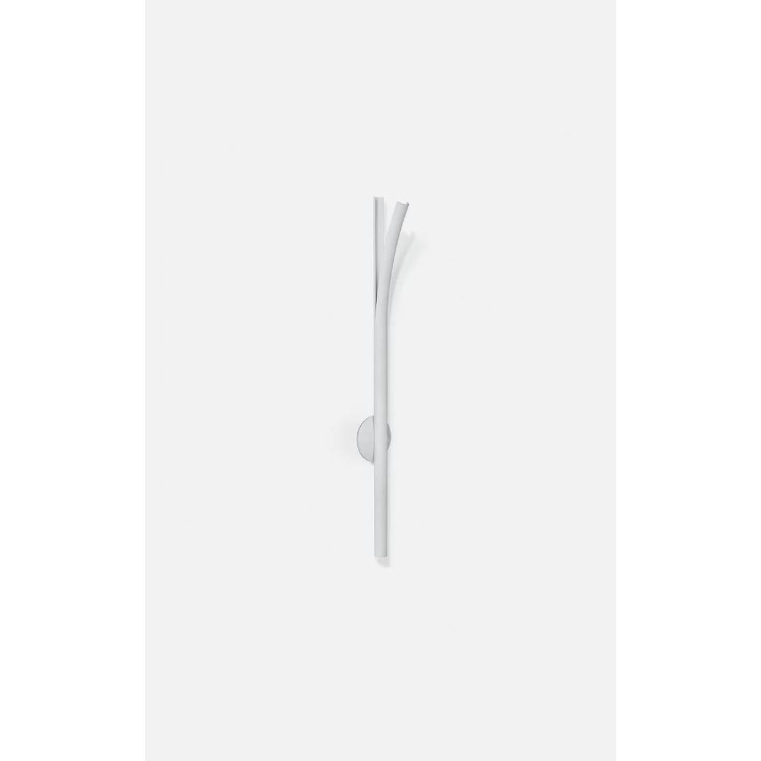 Post-Modern Small White Cana Wall Lamp by Wentz For Sale
