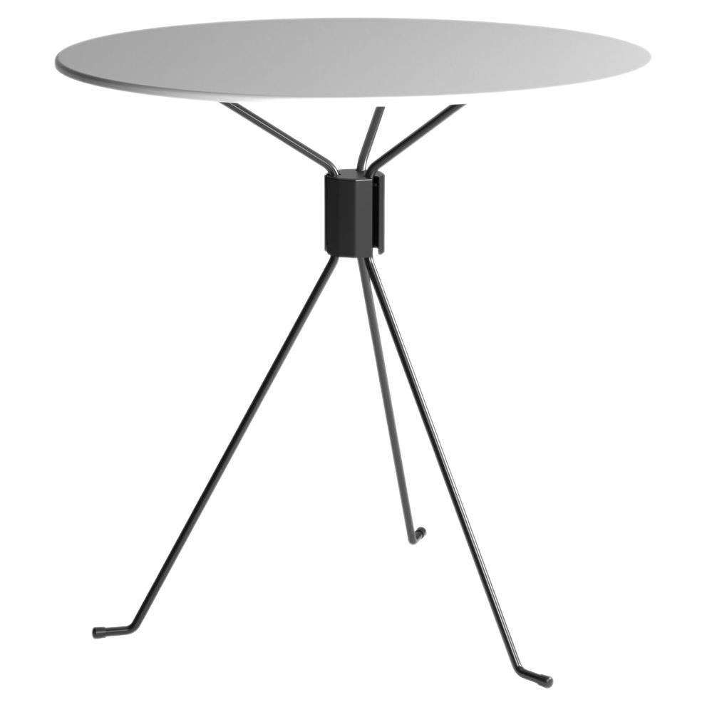 Small White Capri Bond Table by Cools Collection For Sale