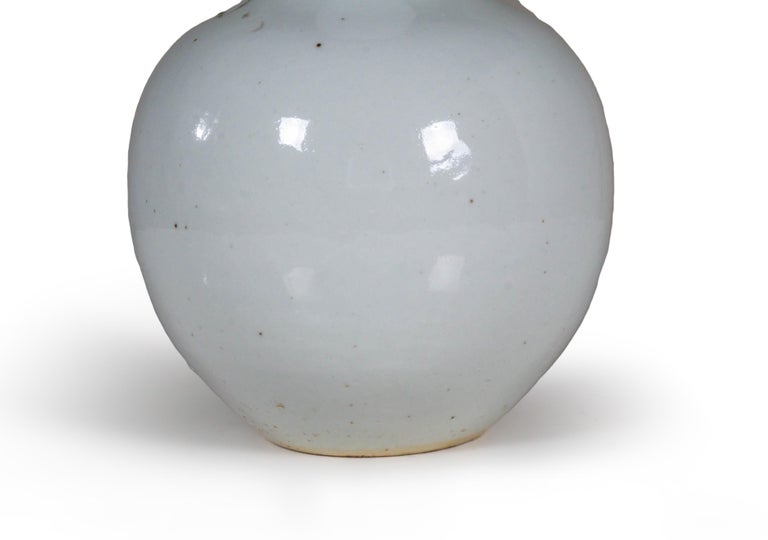 Small White Ceramic Vase For Sale at 1stDibs