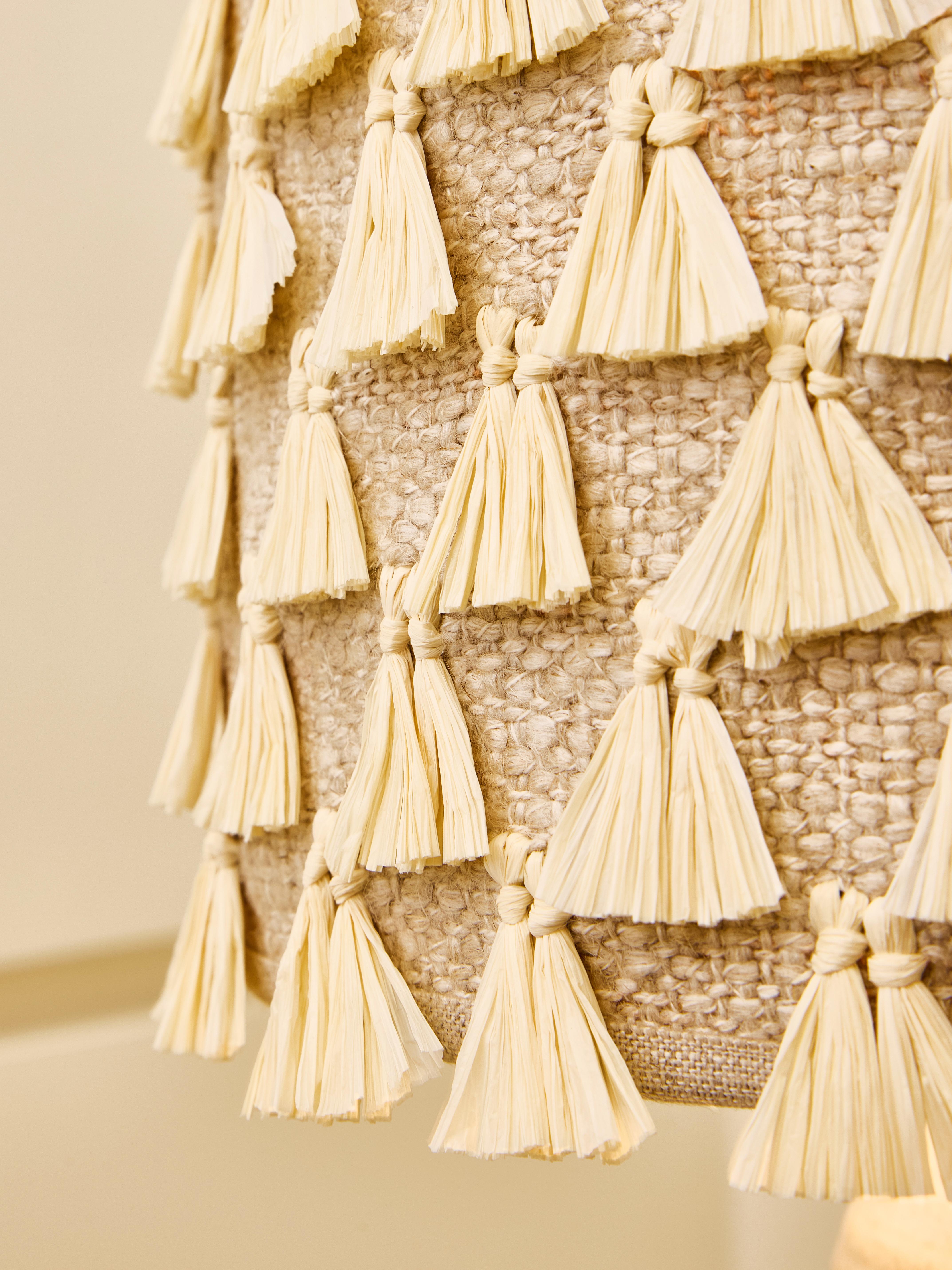 Céramique Petite lampe de table Georges Pelletier en émail blanc en vente