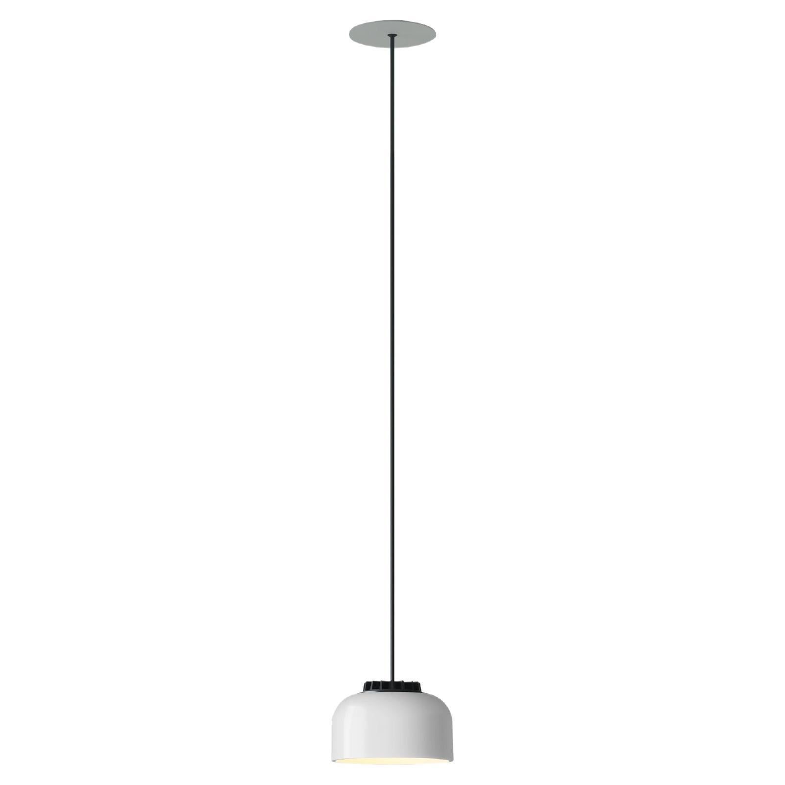 Small White Headhat Bowl Pendant Lamp by Santa & Cole