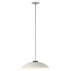 Small White HeadHat Plate Pendant Lamp by Santa & Cole