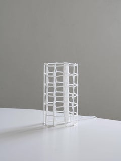 Small White Loop Lamp by Iranzo