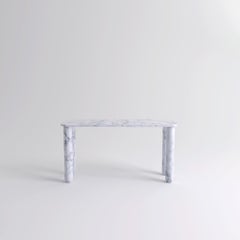 Small White Marble "Sunday" Dining Table, Jean-Baptiste Souletie