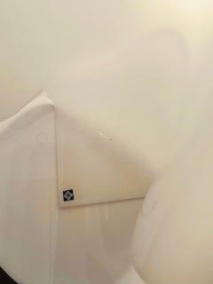 Small White Oba-Q "Ghost" K Series Lamp by Shiro Kuramata