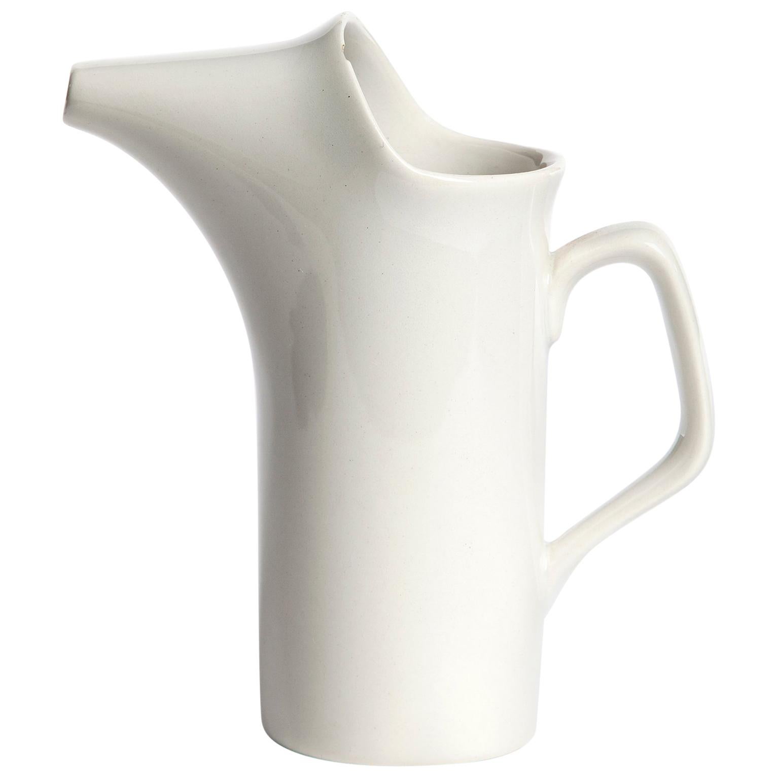 Small White Pitcher from the "Forma" Series