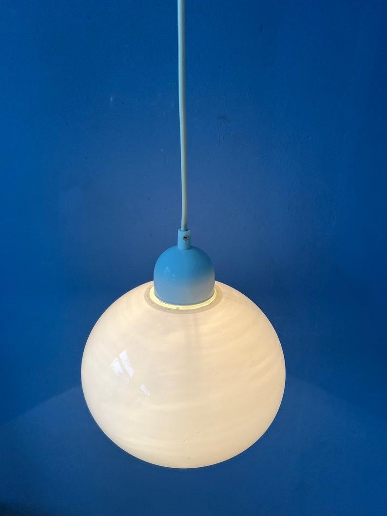 Space Age Piccola lampada a sospensione a fungo White Space AGE, anni '70 in vendita