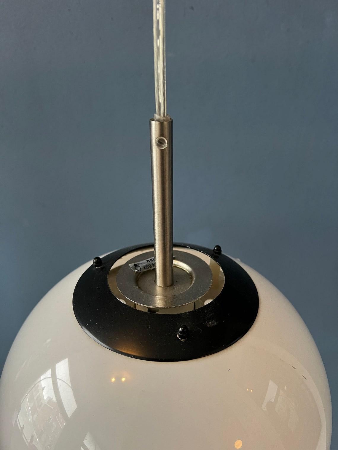 Piccola lampada a sospensione a fungo White Space Age, anni '70 in vendita 5